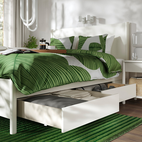 TONSTAD bed frame with storage