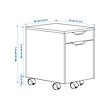 ALEX drawer unit on castors