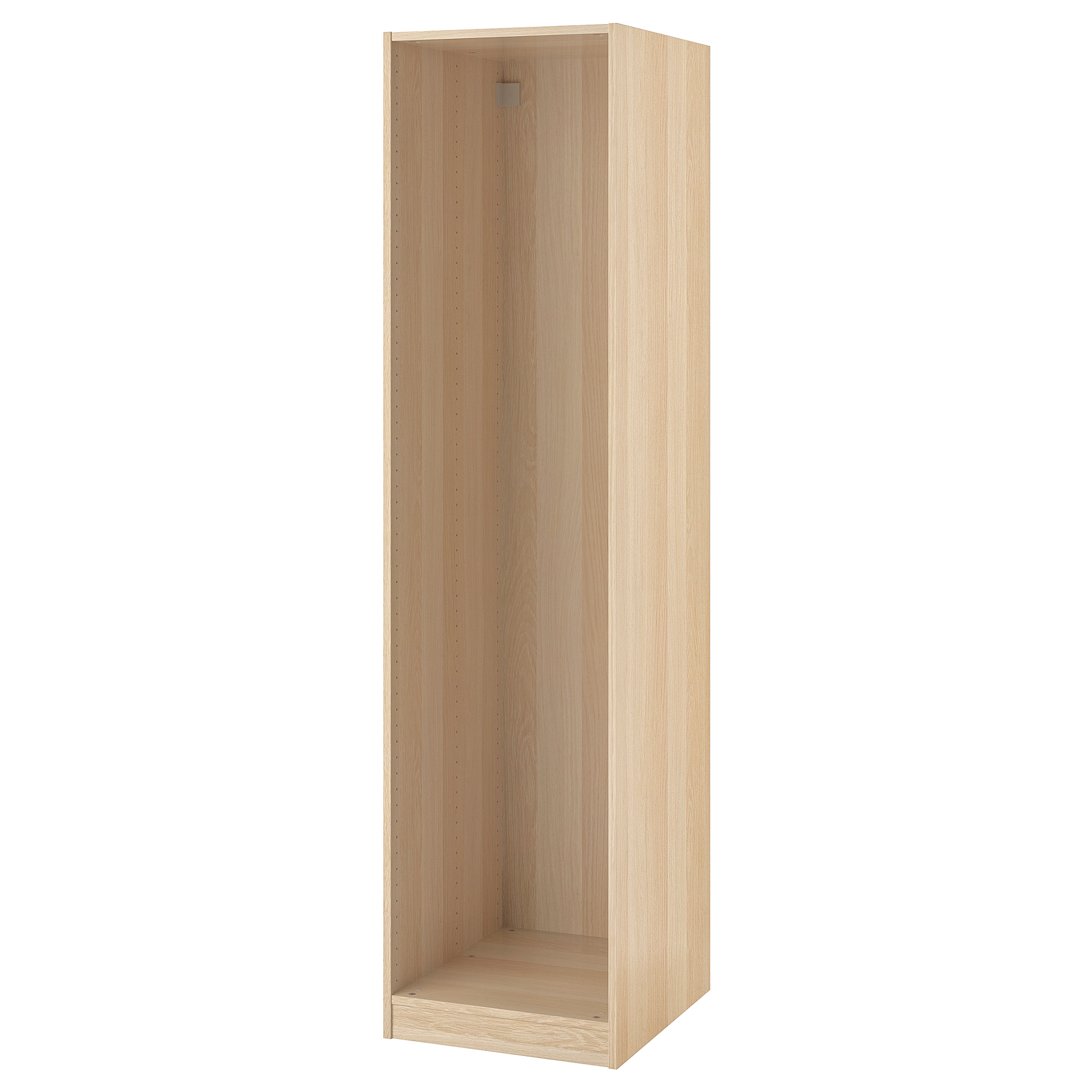 静岡神奈川東京　配達組み立て込み　IKEA PAX 150x38x201 cm PAX - wardrobe frame, white stained oak effect, 50x58x201 cm