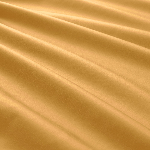 LUKTJASMIN duvet cover and 2 pillowcases, yellow, 200x200/50x80 cm