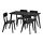 LISABO/LISABO - 一檯四椅, 黑色/黑色 | IKEA 香港及澳門 - PE787669_S1