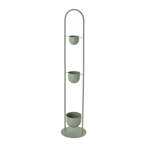 DAKSJUS plant stand with 3 plant pots