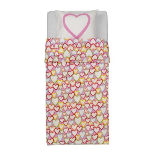 VITAMINER HJÄRTA duvet cover and pillowcase