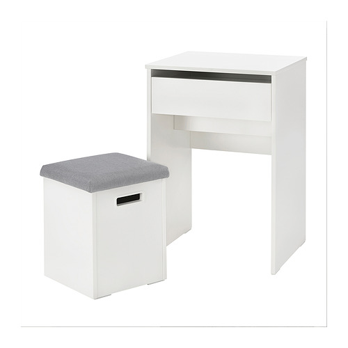 MALMSLÄTT 梳妝檯連凳