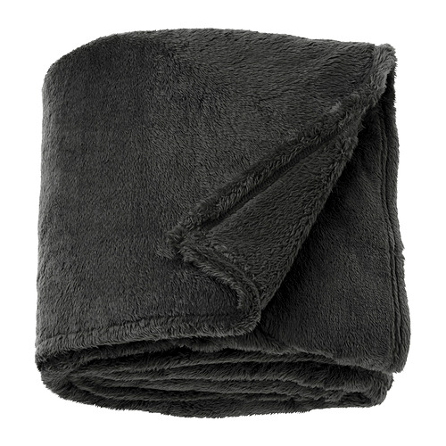 ROSTLÖNN - throw, anthracite, 130x170 cm | IKEA Hong Kong and Macau - E1013302_S4