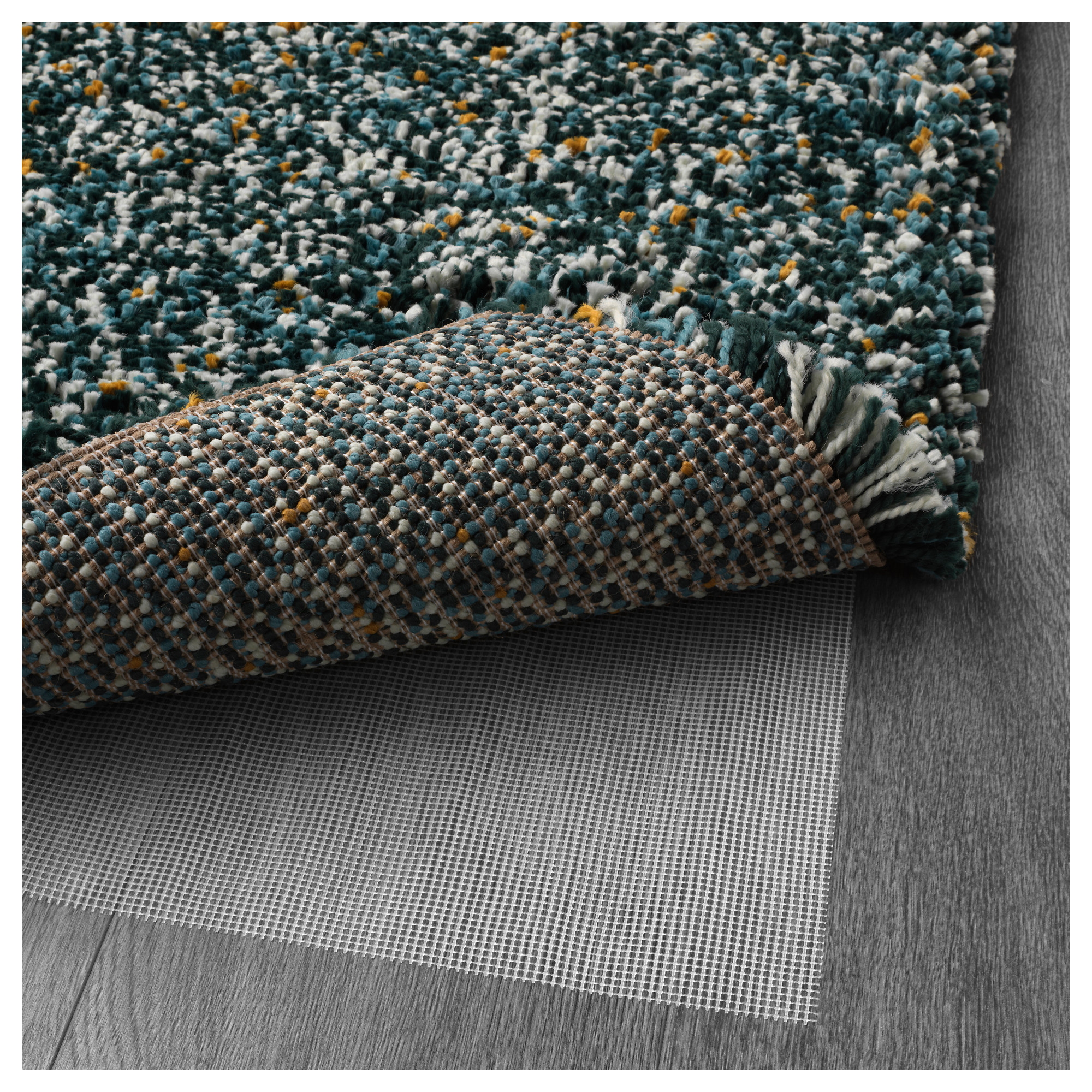 Vindum Rug High Pile Blue Green Ikea Hong Kong