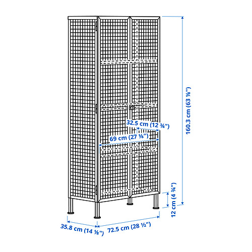 IKEA PS 2026 玻璃門貯物櫃