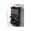 BRUSALI shoe cabinet with 3 compartments