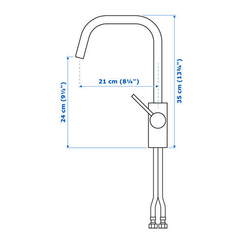 ÄLMAREN kitchen mixer tap