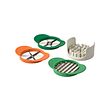 UPPFYLLD fruit cutter, set of 4