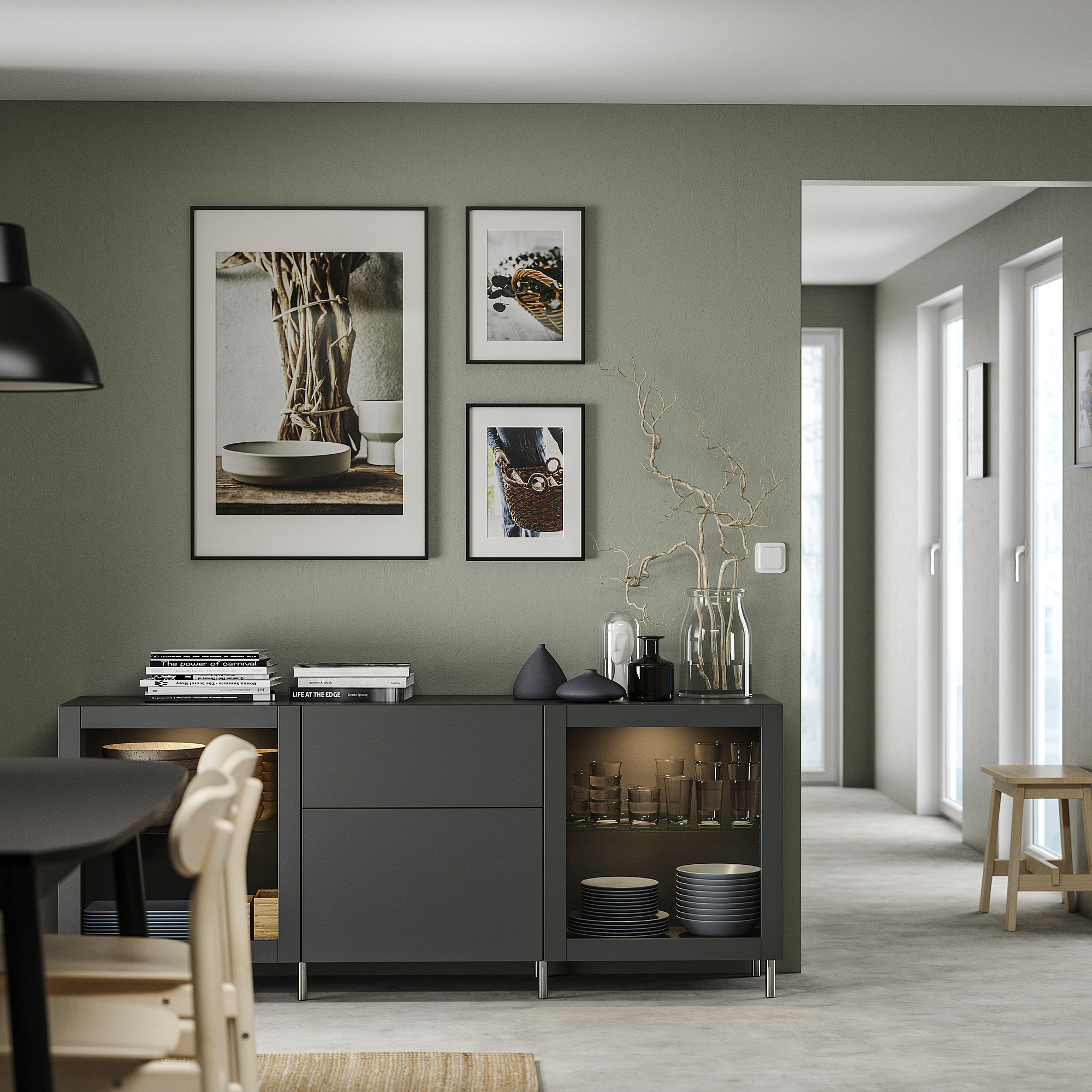 BESTÅ storage combination with drawers
