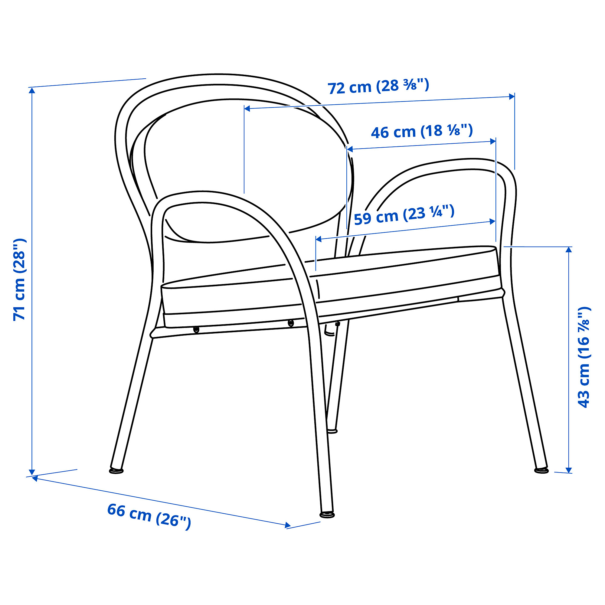 ISMANTORP armchair