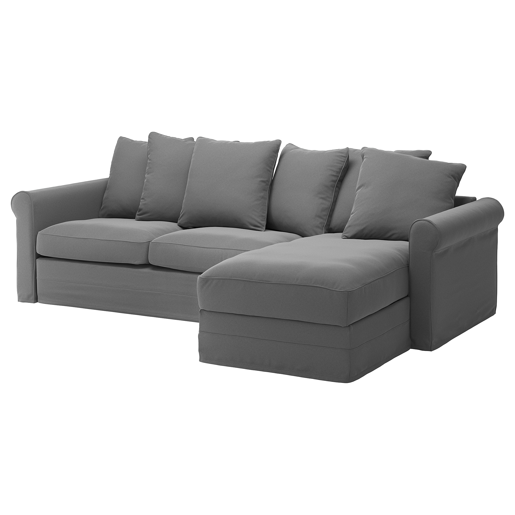 GRÖNLID 3-seat sofa-bed with chaise longue