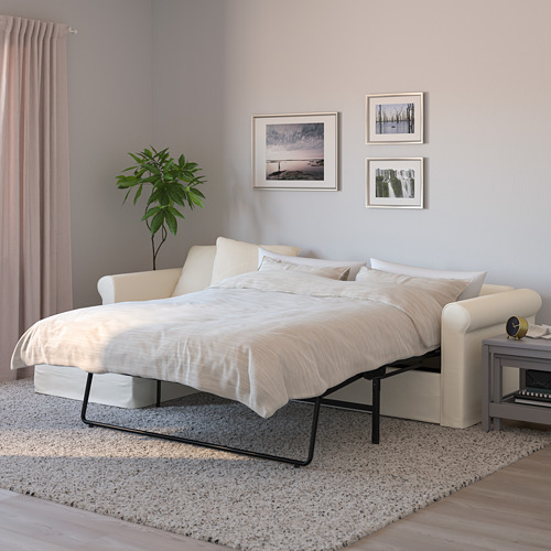 GRÖNLID 3-seat sofa-bed with chaise longue