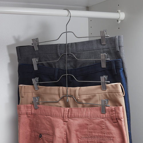 VAJSING trouser/skirt hanger with 4 tiers