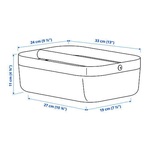 RISATORP basket with compartments