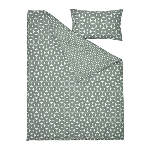 ÄNGSNEJLIKA duvet cover and pillowcase