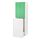SMÅSTAD - 衣櫃附拉出式底櫃, 白色 綠色/附掛衣杆 | IKEA 香港及澳門 - PE788061_S1
