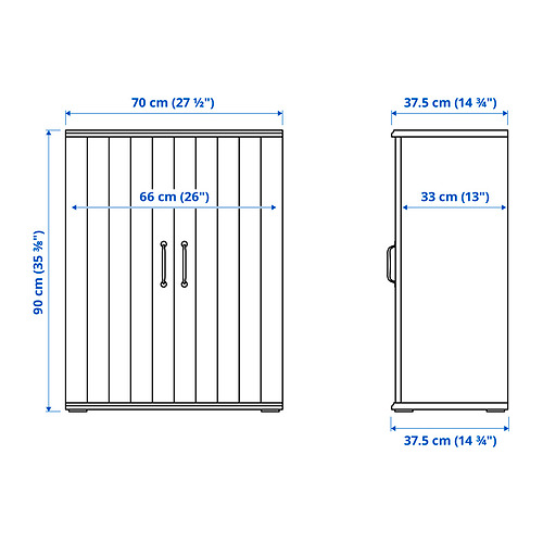 SKRUVBY TV storage combination