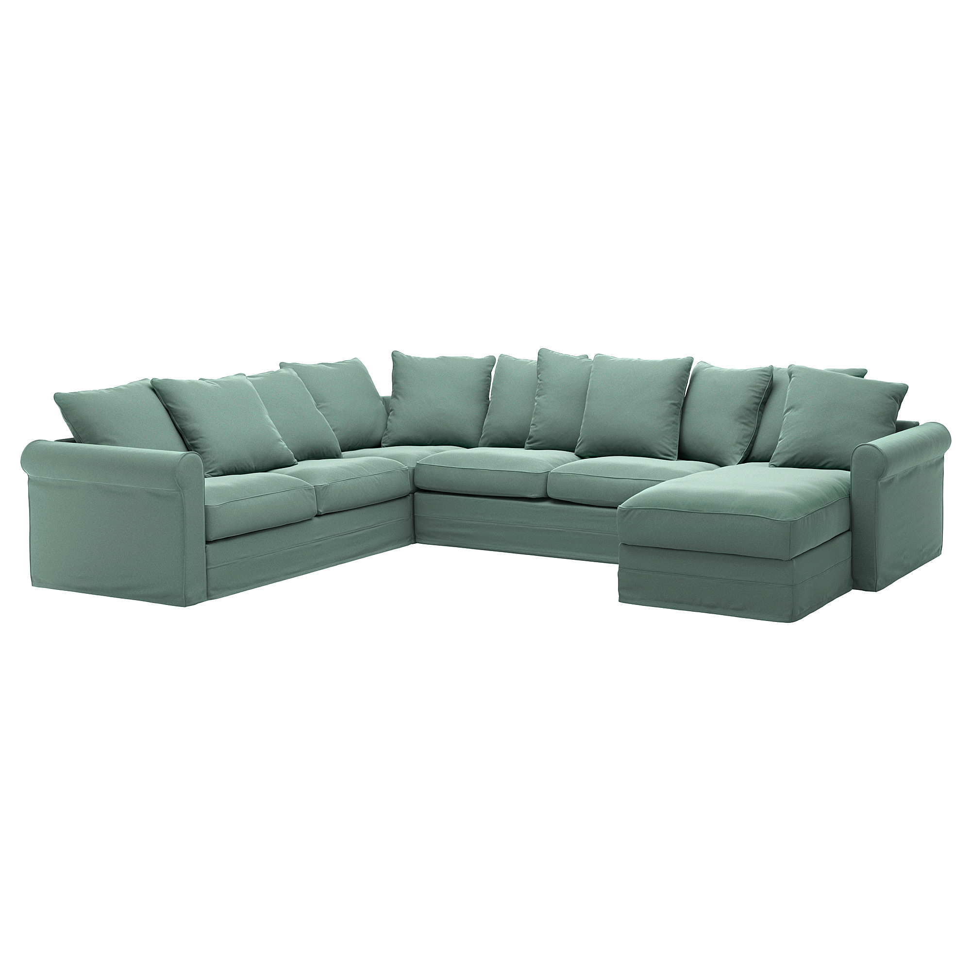 GRÖNLID cover for corner sofabed, 5seat, with chaise longue/Ljungen