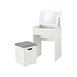 MALMSLÄTT 梳妝檯連凳