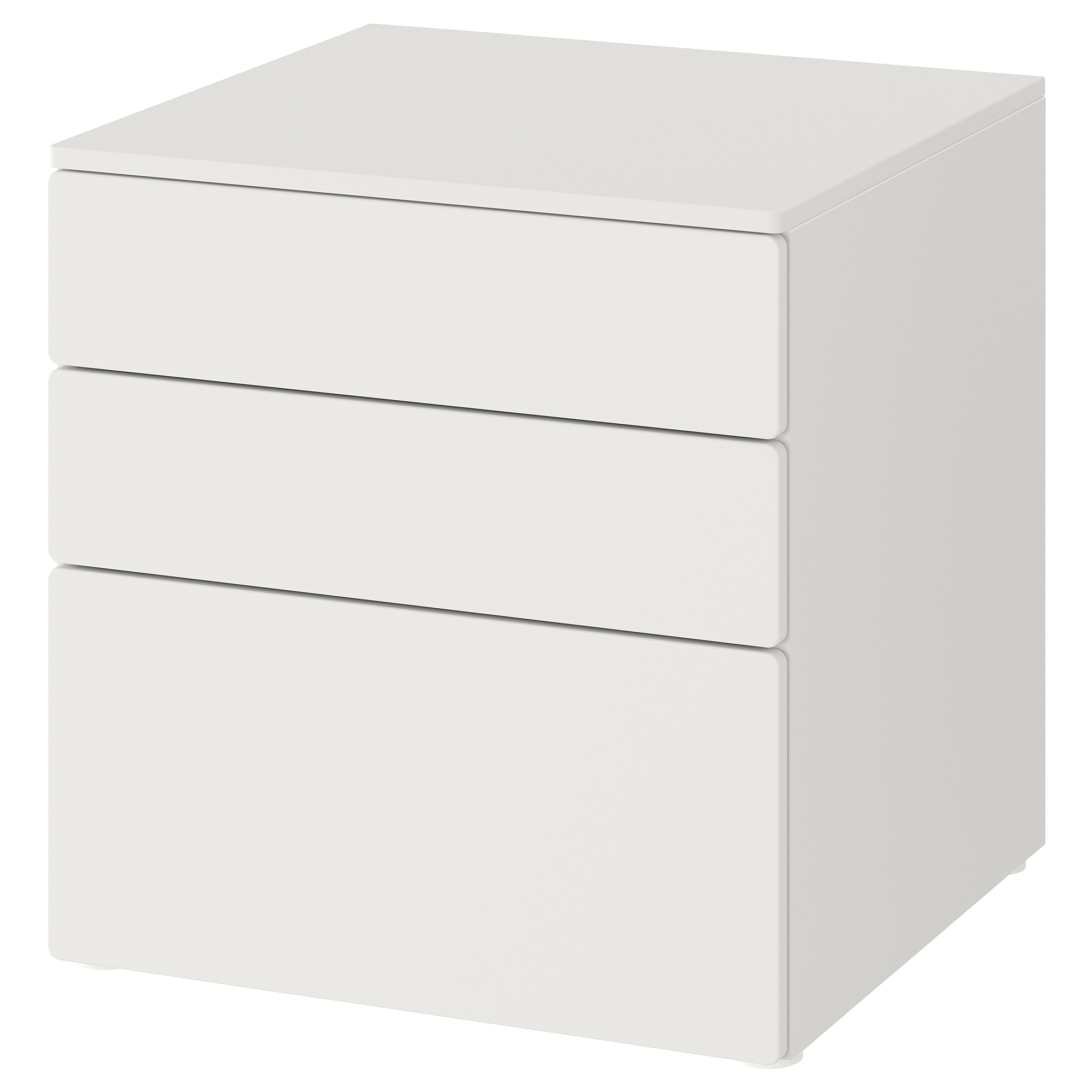 PLATSA/SMÅSTAD chest of 3 drawers