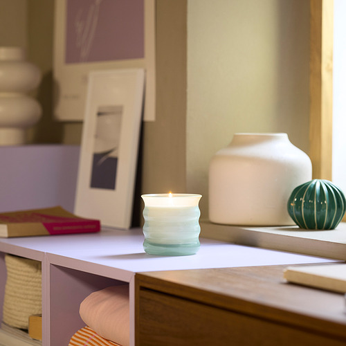 JUVELTRAST scented candle in glass