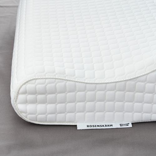 ROSENSKÄRM ergonomic pillow, side/back sleeper