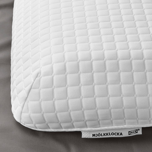 MJÖLKKLOCKA ergonomic pillow, side/back sleeper