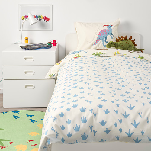 JÄTTELIK duvet cover and pillowcase