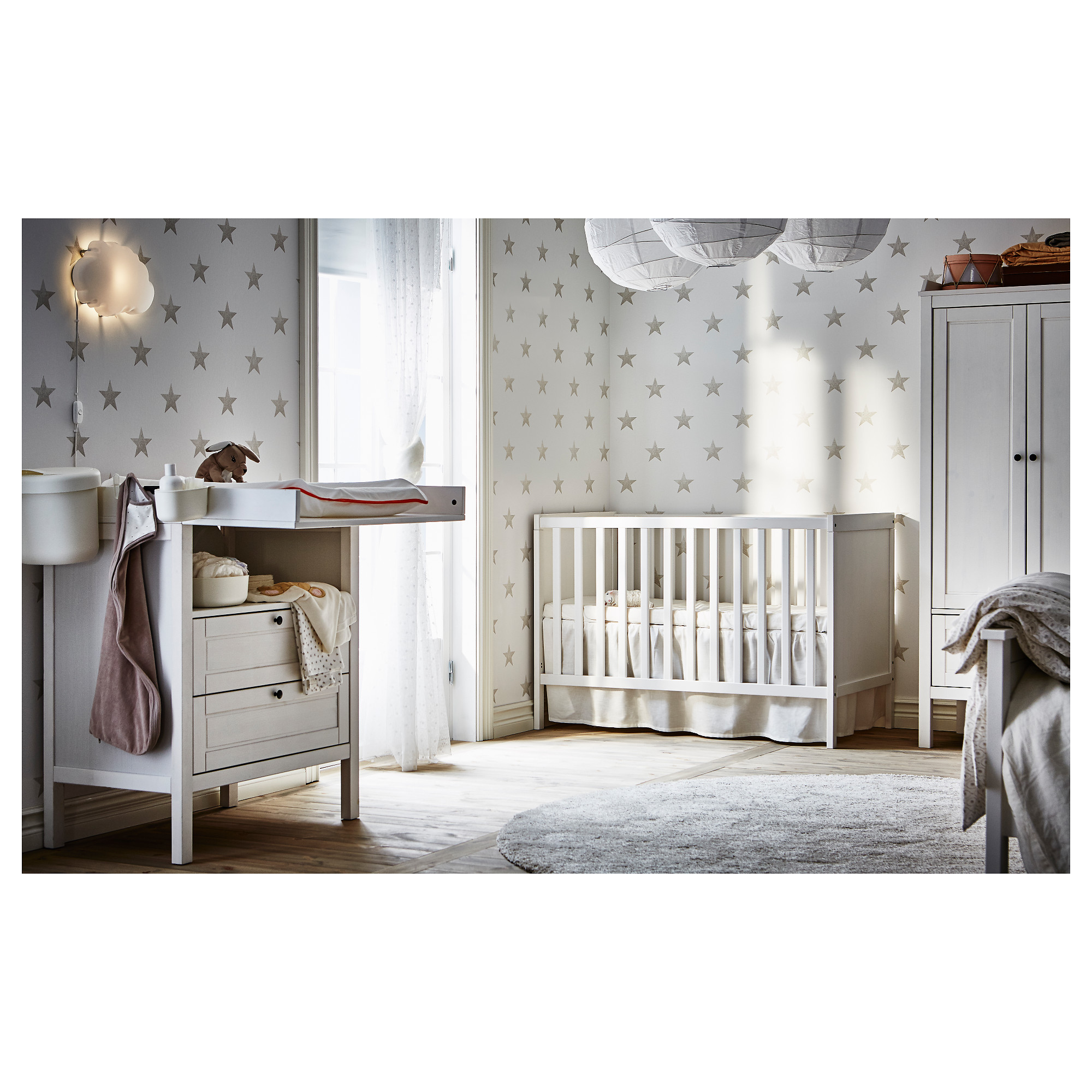 ikea baby cot size