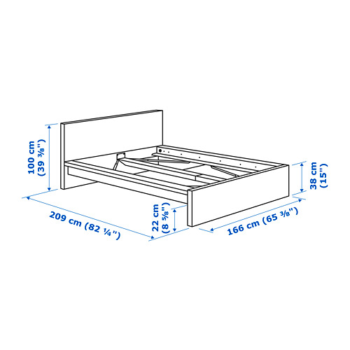 MALM bedroom furniture, set of 4