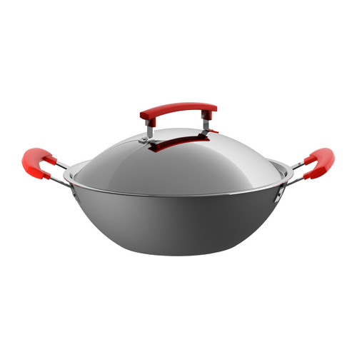 IDENTISK wok with lid