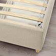 IDANÄS upholstered storage bed