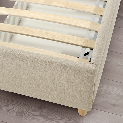 IDANÄS upholstered storage bed