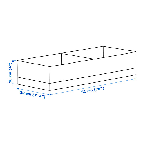 STUK box with compartments