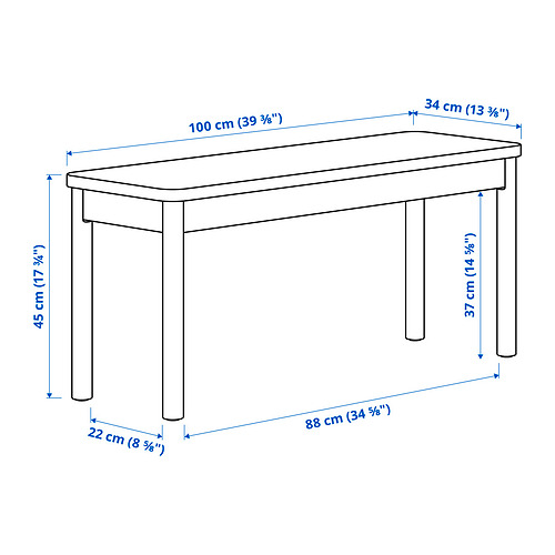 RÖNNINGE bench