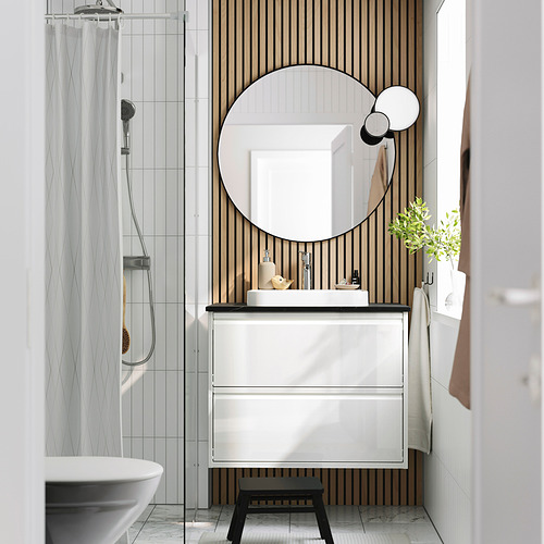 BACKSJÖN/ÄNGSJÖN wash-stnd w drawers/wash-basin/tap