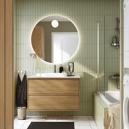 BACKSJÖN/ÄNGSJÖN wash-stnd w drawers/wash-basin/tap