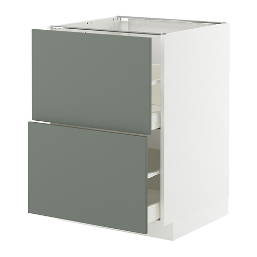 METOD/MAXIMERA base cb 2 fronts/2 high drawers