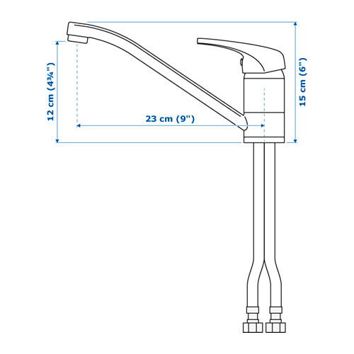 SUNDSVIK single-lever kitchen mixer tap