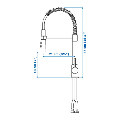 VIMMERN kitchen mixer tap/handspray