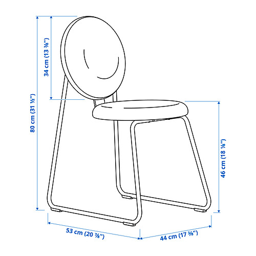 DOCKSTA/MÅNHULT table and 4 chairs