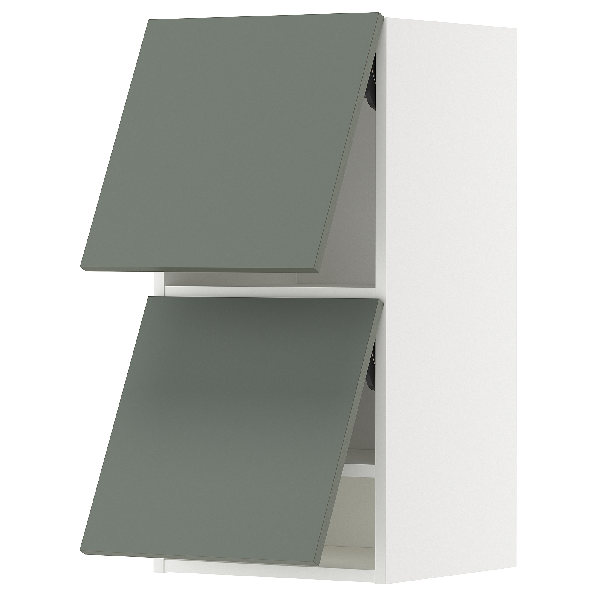 METOD wall cab horizo 2 doors w push-open