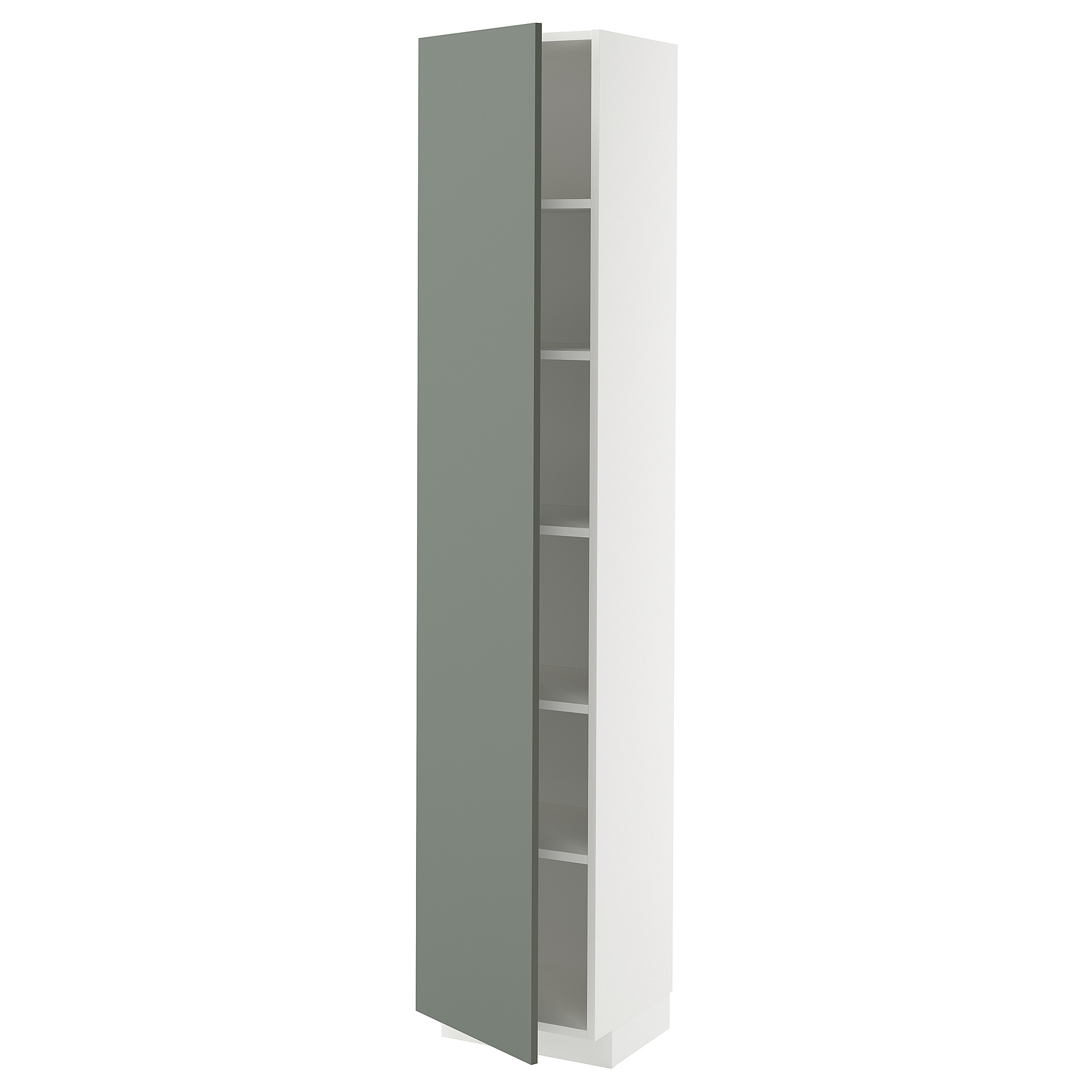 METOD high cabinet with shelves