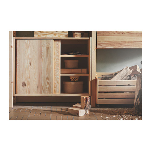 IVAR cabinet with sliding doors