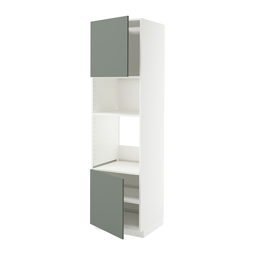 METOD hi cb f oven/micro w 2 drs/shelves