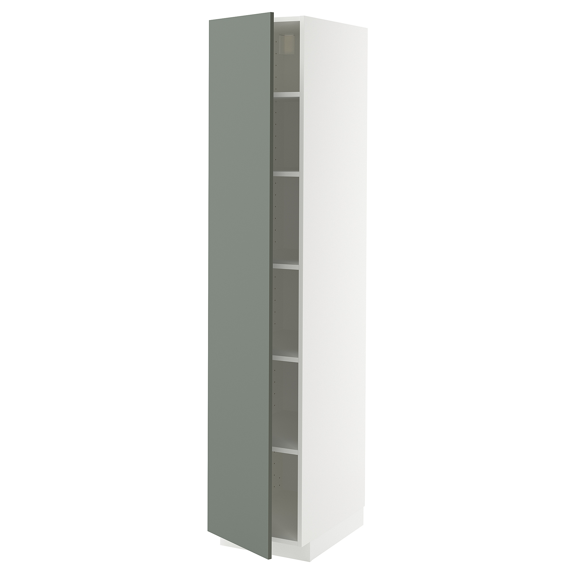 METOD high cabinet with shelves