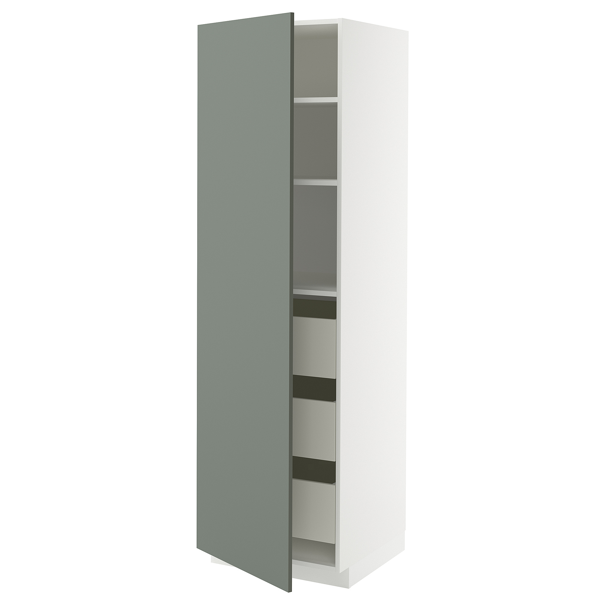 METOD/MAXIMERA high cabinet with drawers