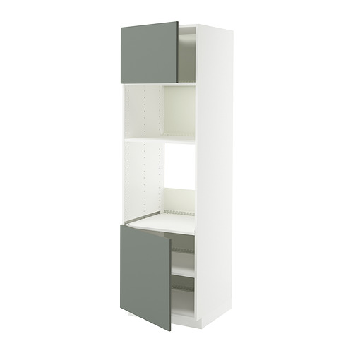 METOD hi cb f oven/micro w 2 drs/shelves